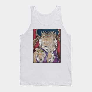 King Cat - Black Outlined Version Tank Top